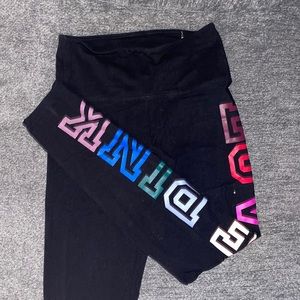 PINK logo leggings